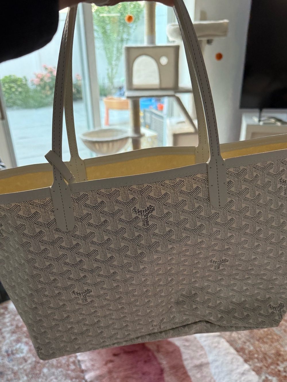 Designer inspired tote bag